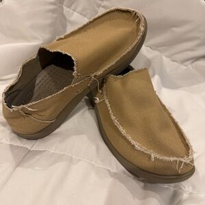 Men's Crocs Casual Tan Slip-On Shoes